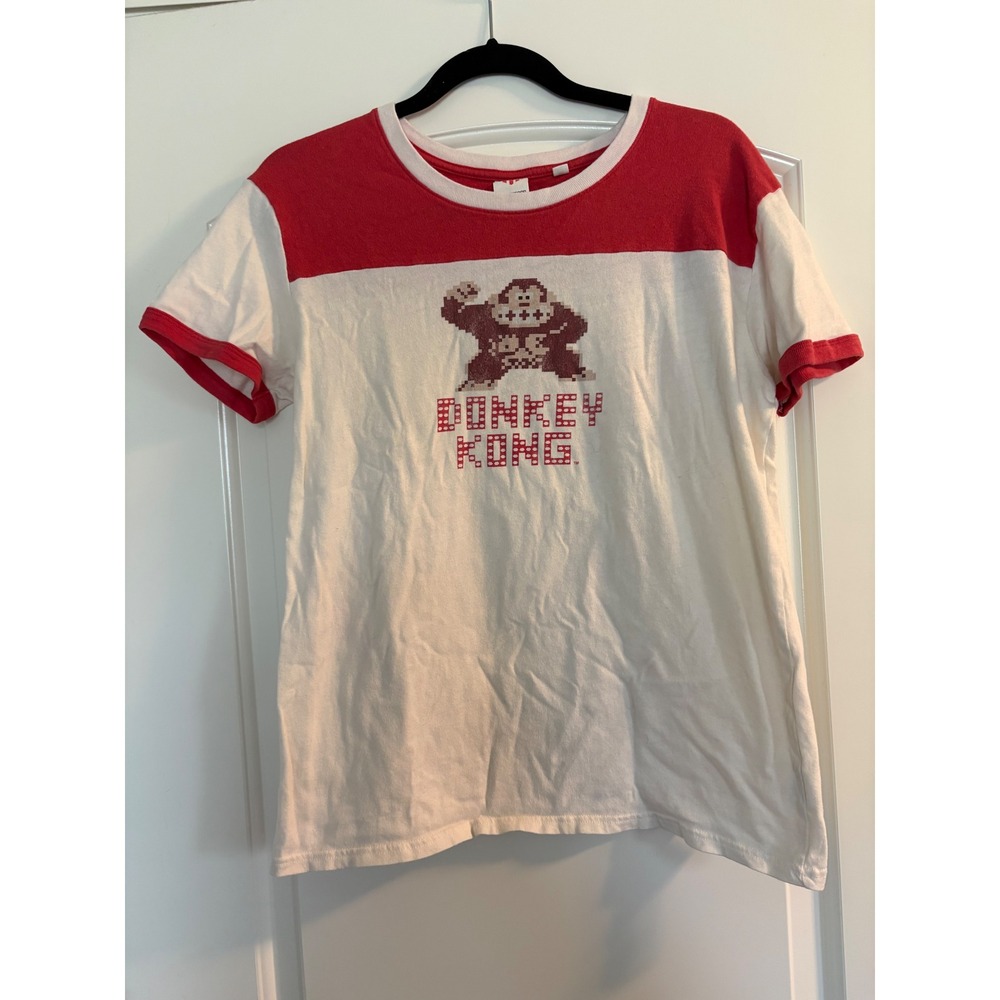 Junkfood Donkey Kong Graphic T-Shirt Women's Size Medium Retro 80s